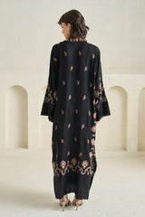 Black Pashmina Kaftan