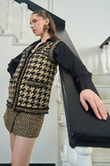 Gold Tweed Co-ord Set