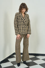 Gold Tweed Pants