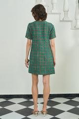 Green Tweed Dress