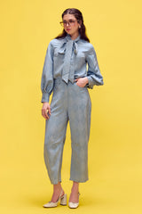 Fusion Bow Tie Up Shirt