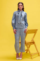 Fusion Bow Tie Up Shirt