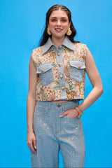 Aella Denim Vest