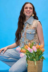 Aella Denim Vest