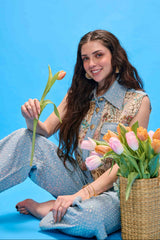 Aella Denim Vest