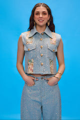 Aurelia Denim Vest