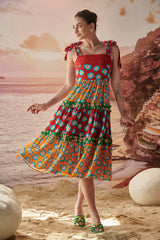 Gianna 3-Tier Multicoloured Dress