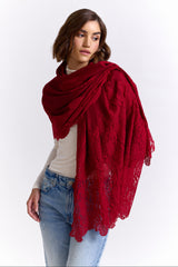 Red Pashmina Shawl