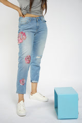 Rose Blossom Bf Jeans