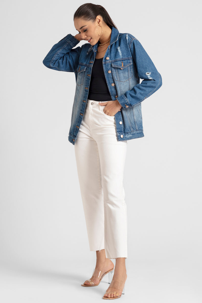 White Straight Pants