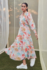 Viera Multicoloured Floral Maxi Dress
